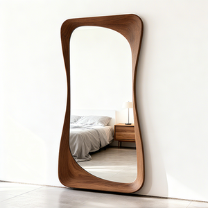 Espejos Colgantes de Pared, Espejo de Cuerpo Entero con Soporte, Espejo Enmarcado de Cuerpo Entero para Dormitorio - Product Image 3