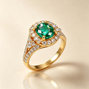 Bague de fiançailles personnalisée en or massif 10K/14K/18K avec diamant de laboratoire CVD de couleur DEF, qualité IGI VVS-VS, taille brillant classique, sertie à griffes - Product Image 4