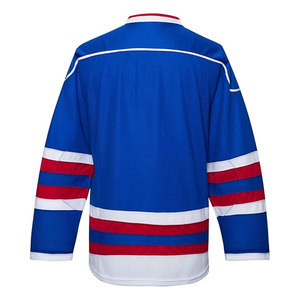 Maillot d'entraînement vierge personnalisable pour équipes de la Ligue de Hockey sur Glace – Léger, Respirant et Durable - Product Image 2