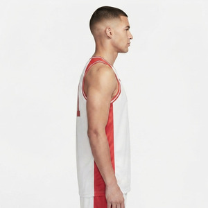 Maillot de basket-ball en mesh pour homme, personnalisable, avec col rond, pour l'entraînement - Product Image 3