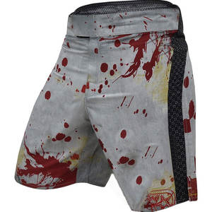 Wholesale Custom Made MMA Fight <b>Shorts</b> for <b>Men</b> Mid Elastic Solid Sublimated Printed Canvas Fabric Quick Dry Breathable Low Cost - Product Image 1
