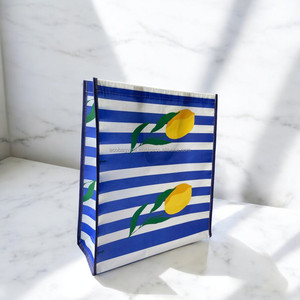 Wholesale Customizable Eco-Friendly RPET <b>Woven</b> Handled Shoulder Closure Durable Recycled Material Custom Grocery Gift <b>Bags</b> Made - Product Image 2