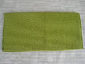 Manta de Silla de Montar de Lana de Nueva Zelanda Verde Sólida, Almohadilla para Caballo Estilo Western, Suave, Transpirable y Duradera, Tela para Silla de Montar Ecuestre - Product Image 4