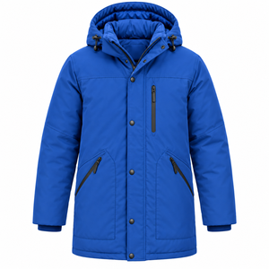 Plus Size Men <b>Parka</b> <b>Jacket</b> <b>Waterproof</b> Outdoor All Winter Warm Windbreak Adjustable Hood Thick Outerwear Long - Product Image 2