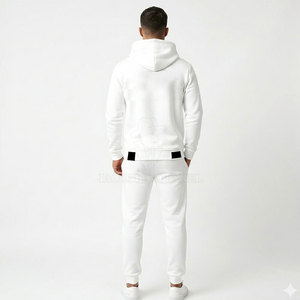 Nouvel arrivage : Ensemble de survêtement imprimé en relief pour homme avec sweat à capuche et pantalon assorti pour un style décontracté et streetwear au quotidien - Product Image 2