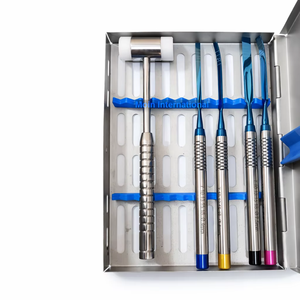 Kit de ciseaux à os et d'osteotomes pour la chirurgie implantaire, instruments de précision en acier inoxydable pour la séparation osseuse - Product Image 2