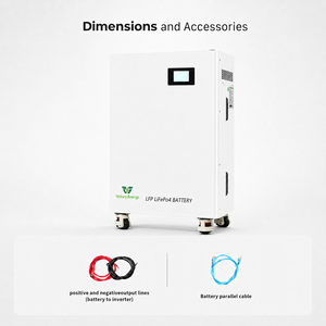 Batterie LiFePO4 Voltary Energy 51.2V 200Ah 10kWh à <span class=keywords><strong>prix</strong></span> d'usine avec équilibrage actif et interface CAN hybride pour réseau - Product Image 4