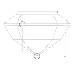 Diamante Cultivado en Laboratorio CVD, Corte Asscher, 3.00 Ct, Blanco, Fantasía Clara, Suelto, HPHT, Certificado VB, para Joyería Fina, para la Elaboración de Anillos - Product Image 4