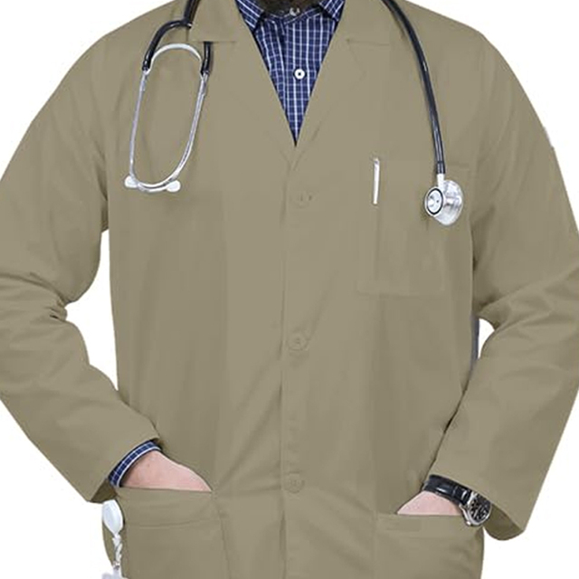 Fully Customizable Men's Laboratory Coat Professional Made Hospital Doctor Uniform Lab Coat Made By TRIOTAKE INDUSTRY