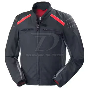 Veste de moto en textile professionnelle, équipement de protection, tissu léger et respirant avec ajustement réglable, idéale pour la conduite en ville - Product Image 2