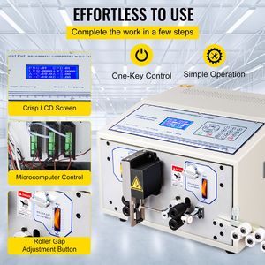 Pelacables Automático para Cables de Desecho de 0.1 a 4.5 mm, Máquina Semiautomática para Pelar y Desforrar Cables para Empaque - Product Image 6