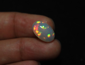 Ópalo Welo Etíope Superfino, Cabujón de 15*9.5*7.5mm, 5 Quilates, Gema Suelta Natural con Multiflujo de Color, Piedra de Nacimiento de Octubre - Product Image 5