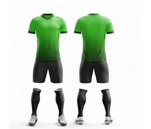 Uniforme de Fútbol Personalizado para Equipo - Conjunto Completo - Sublimación Completa |   Tallas para Hombres, Mujeres y Jóvenes |   Ropa Deportiva Ligera de Secado Rápido para Entrenamiento - Product Image 1