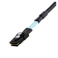 Câble HD MINI SAS SFF 8087 180 degrés vers SFF 8088, ligne de connexion de serveur haute vitesse