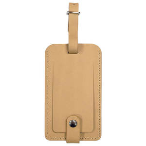 Personalized PU Leather Luggage Tag Custom Leather Travel <b>Suitcase</b> ID Luggage Tag - Product Image 1