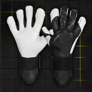 Gants de gardien de but professionnels en latex de haute qualité, imperméables, à doigts entiers, avec sangle de poignet réglable et fermeture à lacets - Product Image 6