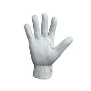 Gants de Maître Maçon pour Loge Bleue en Cuir Blanc avec Broderie Carré et Compas G – Haute Qualité, Fournisseur OEM en Gros - Product Image 2