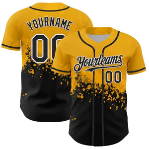 เสื้อเบสบอลสีแดงดำแบบกำหนดเอง Yourteams 00 พิมพ์ลายด้วยความร้อน ระบายเหงื่อได้ดี ต้านเชื้อแบคทีเรีย โพลีเอสเตอร์ 100% คอวี สำหรับทุกเพศ - Product Image 6