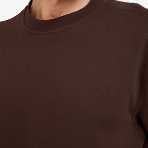 Sweat-shirt à col rond doublé pour homme, coupe oversize, avec design imprimé personnalisé, manches longues, en molleton de coton, vente en gros - Product Image 6