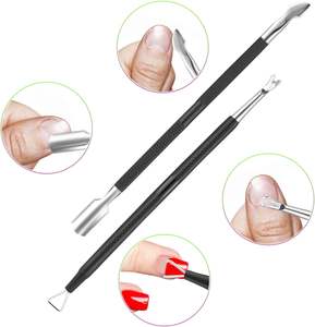 Coupe-cuticules et pousse-cuticules – Kit d'outils de manucure et pédicure, ciseaux et pinces pour ongles des mains et des pieds, peaux mortes - Product Image 2