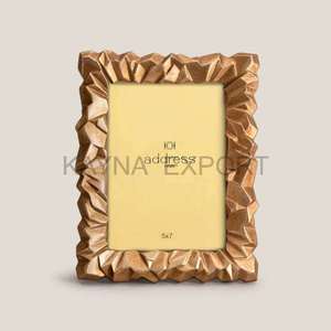 Direct Factory Sell Handcrafted Metal Casting Eco-Friendly Embossing <b>Printed</b> Rectangular Photo <b>Frame</b> <b>for</b> Luxury Home Decoration - Product Image 5