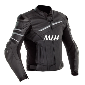 Leather <b>Racing</b> <b>Jackets</b> for Motorbikes Premium Quality Kangaroo Cowhide Milled Made in Pakistan Motorbike Wear Perforated - Product Image 3