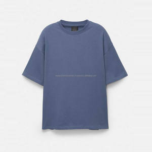 Camiseta de algodón personalizada para hombre, fabricantes de camisetas bordadas, camiseta de gran tamaño para hombre, camiseta de alta calidad para hombre, algodón - Product Image 3