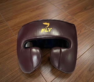 Fly SuperLace Sanda Boxing Set Custom Genuine Cowhide Leather <b>Gloves</b> with Hand Grips Cheek Bar Head Guard Groin Guard Protector - Product Image 4