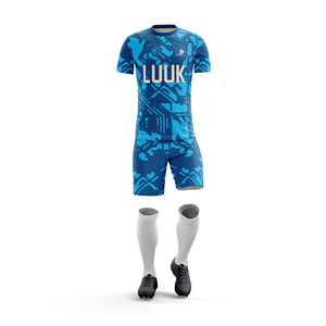 ชุดเสื้อฟุตบอลสไตล์ล่าสุด สีแดง ระบายอากาศได้ดี ผลิตจากโพลีเอสเตอร์ เหมาะสำหรับสโมสรกีฬาและการแข่งขัน - Product Image 5