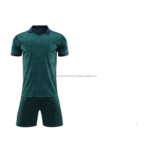 Conjunto de Uniforme de Fútbol Unisex Personalizable, Transpirable y Ligero, Sublimado, de Manga Corta, para Entrenamiento de Clubes y Equipos - Product Image 1