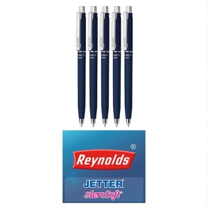 Custom Logo Promotional ABS Plastic Multi Body Color Reynolds Jotter Classic Aerosoft Retractable Ball Pens 0.7MM Blue/Black <b>Ink</b> - Product Image 1