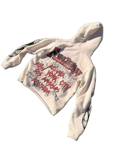 Sweat-shirt à capuche personnalisé avec impression graphique, logo, style streetwear, hip-hop, sweat-shirt à capuche pour homme, mode décontractée, polyvalent - Product Image 4