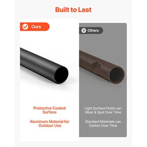 Confezione da 125 Pezzi di Balaustre e Perni per Ringhiere in Alluminio da 26 Pollici, Diametro 3/4, Balaustre Cavi in Metallo per Scale, Componenti Essenziali per Scale - Product Image 3