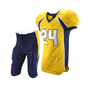 Uniformes de Fútbol Americano Personalizados al por Mayor para Jóvenes y Adultos, Estilo Americano, Precio Económico con Personalización - Product Image 1