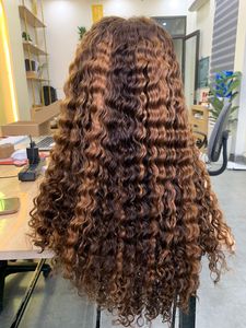 Perruque Funmi Super Double Drawn en Cheveux Humains Vierges Remy, Couleur Naturelle, Ondulation Bouncy, 13x4 Loose Wave - Product Image 6