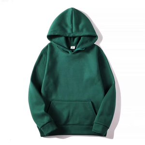 Sweat à capuche d'hiver personnalisé pour homme, coupe classique, en molleton 100 % coton, avec tissu respirant à séchage rapide et poches, conception OEM privée - Product Image 3