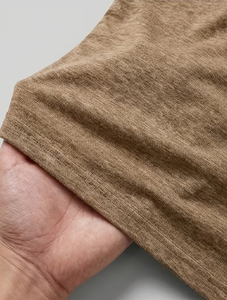 เสื้อยืดคอกว้าง แขนสั้น ทรงปกติ ผ้าฝ้ายออร์แกนิค 100% คุณภาพสูง ไม่ยับ เป็นมิตรกับสิ่งแวดล้อม น้ำหนัก 180 กรัม สำหรับผู้ชาย - Product Image 5