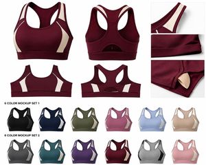 เสื้อชั้นในกีฬาผู้หญิงสีดำแบบ Racerback คอกลม รองรับทรงได้ดี ระบายอากาศได้ดี เป็นมิตรกับสิ่งแวดล้อม เหมาะสำหรับโยคะ ออกกำลังกาย ดีไซน์ตาข่ายไร้รอยต่อ น้ำหนักเบา - Product Image 5