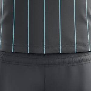 ชุดฟุตบอลแบบซับลิเมชั่นดีไซน์ล่าสุด เสื้อและกางเกงขาสั้นสำหรับทีม ระบายอากาศได้ดี เหมาะสำหรับทุกเพศ ผลิตแบบ OEM ขายส่ง - Product Image 5