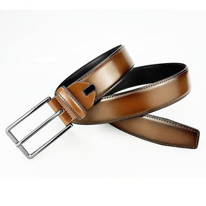 Cinturones de Cuero Genuino Personalizados de Estilo Clásico, los Más Vendidos, de Calidad Excepcional, Cintura de 85 a 110 cm, para Hombre, al Precio Más Bajo - Product Image 1