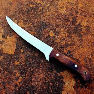 Couteau à filet en acier inoxydable et acier au carbone, fait main, durable, écologique, pour l'extérieur, vente en gros OEM, livraison directe, étui en cuir - Product Image 4