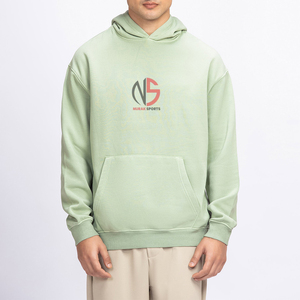 เสื้อฮู้ดผู้ชายขายดี ดีไซน์โลโก้ด้านหน้าแบบกำหนดเอง ผ้าฟลีซระบายอากาศ โพลีเอสเตอร์/คอตตอน ทรงปกติ รุ่น 2026 - Product Image 3