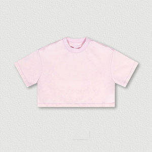 T-shirts courts pour femmes en coton doux, coupe confortable pour un style décontracté et quotidien. - Product Image 4