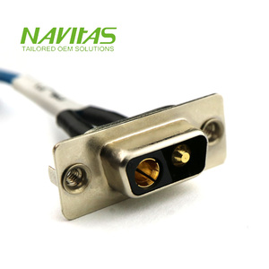 Navitas Gold Plated <b>D</b>-Sub 2V2 Cable Assembly <b>Model</b> 2023-284-1 16-20 AWG RoHS Compliant Soldering Type Male Female Wiring Harness - Product Image 1