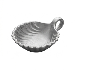 Casting Aluminium Handmade Ceramic Serving Bowl Modern Design Carved Shape Decorative Tableware for Food Serving Bowl - Product Image 6
