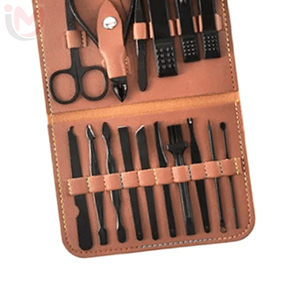 Kit de manucure classique en cuir 7 en 1, ensemble d'outils portables pour adultes - Product Image 5