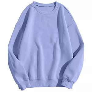 Sudadera de Cuello Redondo para Mujer, Otoño, Hombros Caídos, Tela de Algodón y Bambú, Impermeable y Transpirable, Informal - Product Image 3