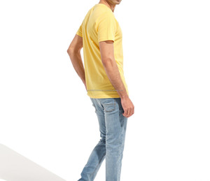 Custom Print T-shirt Mens Tee Shirt Thick Collar 100% Cotton T Shirts Heavyweight Plain Oversized Mock Neck <b>Tshirt</b> for Men - Product Image 1