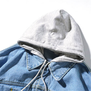 Sweat à capuche en molleton 100% coton, motif logo personnalisé, nom de marque, broderies, manches longues, pour homme, 500 grammes - Product Image 4