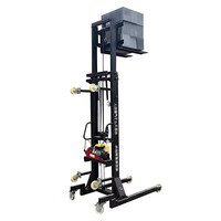 Elektrische kleine mobile Ziegelherstellungsmaschine für Baustellen und Innendekoration, Heben von Porenbetonblöcken.